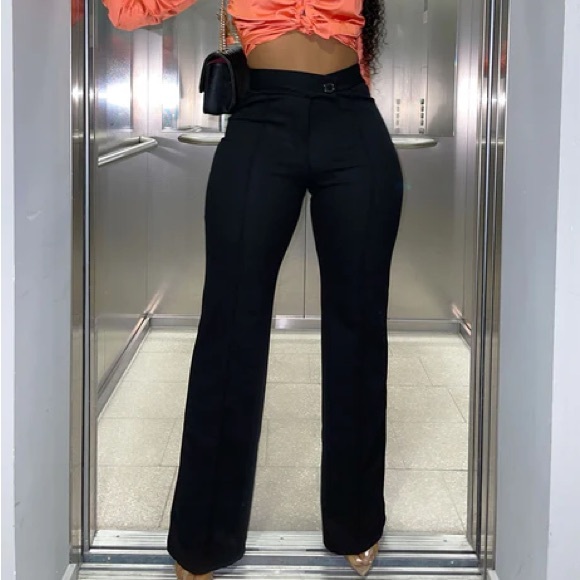Calling You Black High-Waisted Dress Pants NEW 🏷️ - Picture 3 of 5